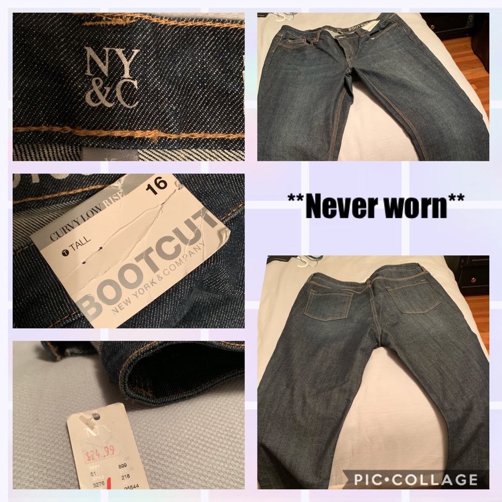 NY&Co boot cut jeans *NEVER WORN TAGS STILL ON*